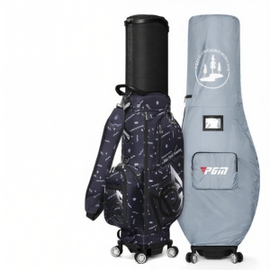 PGM GOLF | Check-in Airline Hardshell Extendable Four-Wheel Golf Bag
