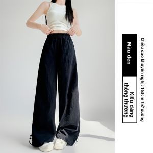 Quần dài nữ MiiOW mỏng cạp cao rộng rãi thoải mái