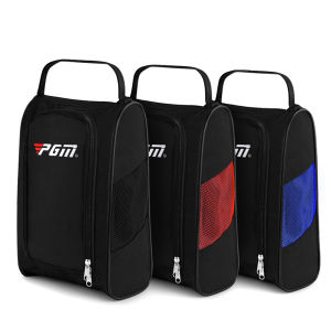 PGM Portable Mini Golf Shoe Bag Nylon Carrier Bags Golfball Holder Lightweight Breathable Pouch Pack Tee Bag Sports Accessories