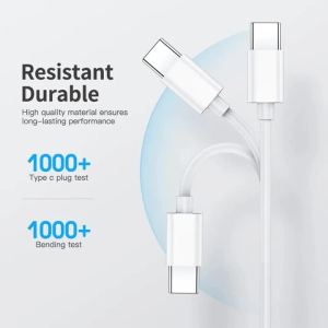 Cáp NNBILI 5A 100W USB Type C Sang Type C Dây Sạc Nhanh PD Cho MacBook Samsung Xiaomi - Cáp USB-C Chất Liệu PVC