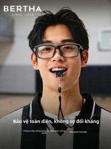 Bertha | Gọng Kính Thể Thao Nam Chống Mờ Chống Đổ Không Trượt