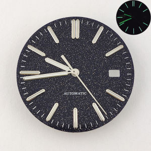 31.8mm Dial NH35 Dial High Quality Starry Sky Dial Glossy Dial Luminous NH36 Dial With Hands Watch Parts Fits NH35/NH36 Movement
