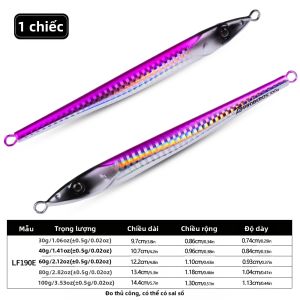 Mồi Câu Cá Bằng Kim Loại Proberos 1PC Long Casting 30g-100g Mồi Câu Cá Cho Câu Cá Trên Thuyền Ven Bờ Nước Biển