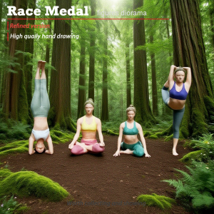 Miniature Yoga Pose Figure Model Lotus Seat Dance King Style Inverted Head Home Decorative Creative Doll Resin Material