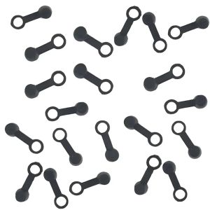 10Pcs 8mm Car Brake Pump Dust Cap Oil Drain Screw Cap Brake Caliper Bleed Nipple Black Screw Dust Caps Cover Rubber Motorcycle