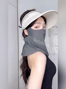 Ice Silk Sunscreen Mask Scarf Woman Hiking Riding Mask Gaiter Anti-UV Quick-drying Cycling Face Cover Summer Outdoor Sport Scarf