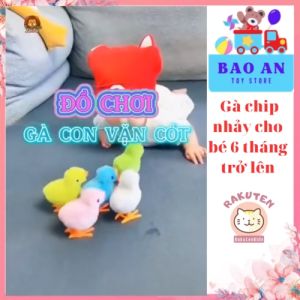 [Đồ chơi cho bé]Gà Chạy Dây Cót - Gà Con Biết Nhảy T1 - Đồ Chơi Vặn Cót Nhảy Lon Ton Bé Chơi Vui Cả Ngày-Ngẫu nhiên màu