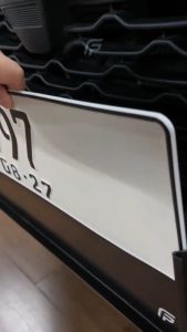 Tatakan/Dudukan Plat Nomor Mobil Dinas Pejabat Bracket Plat Besi Dudukan Plat Pejabat Dudukan Plat TNI Dudukan Plat POLRI Dudukan Plat Dinas Besi