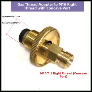 Gas Cylinder Valve Connector 8/10mm