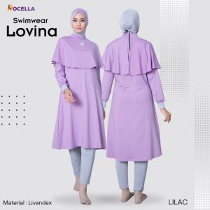 ROCELLA SWIMWEAR LOVINA FREE KACAMATA RENANG BAJU RENANG MUSLIMAH TRANDY FASHIONABLE
