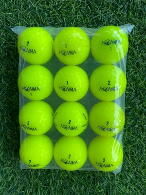 Bóng golf HONMA màu vàng