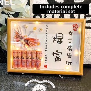 QIWEILANG | Wealth & Butterfly DIY Photo Frame Craft Gift
