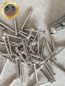 Paku Beton & Paku Baja Putih 2.5 cm, 3 cm, 4 cm, 7 cm per 100 Gram