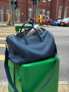 Large Capacity Boston Bags Womens Handbag 2025 New Commuter Shoulder Crossbody Travel Bag for Work Daily Use Polyester Lining