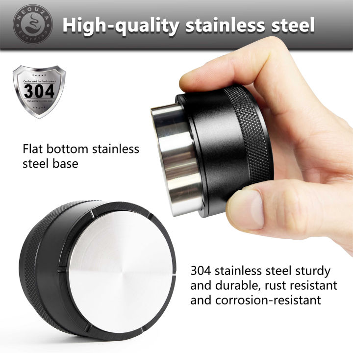 NEOUZA Coffee Palm Tamper 51/53/58mm Barista Leveler Tool Spring Loaded