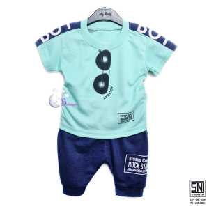 BOBOBAM BAJU BAYI LAKI LAKI SETELAN ANAK COWO LUCU STELAN COWOK 6 12 BULAN KEREN TRENDY KEKINIAN BOY KACAMATA