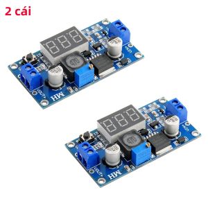 LM2596 LM2596S Mô-đun Nguồn Hạ Áp Có Thể Điều Chỉnh Với Vôn Kế LED Mô-đun Cấp Nguồn DC-DC Màn Hình Kỹ Thuật Số Cho Thiết Bị Điện Tử