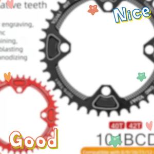 VXM 104BCD CNC Nhôm MTB Chainring 32T-42T Single Chainring Cho 1x Xe Đạp Crankset Narrow Wide Tương Thích