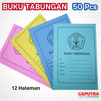 50 Pcs Buku Tabungan Anak Sekolah / Arisan /Siswa Murah
