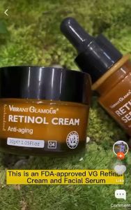 Dual Action VIBRANT GLAMOUR Retinol Serum & Cream ComboAnti-aging wrinkle whitening young
