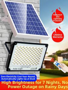 MaiMeng | Solar Powered Security Light Automatic Night Lighting Waterproof Ultra Bright Motion Sensor
