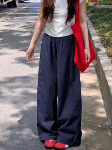 XIANYIJIAO | Quick-Drying Loose-Fit Work Pants for Summer Short Girls