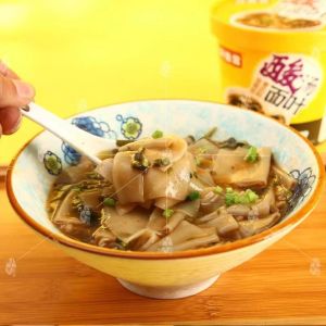 Good Noodles Acid Soup Noodle Leaf Instant Non-Fried Tub Canned Seaweed Shrimp Flavor Quick Meal Dry Goods Bakery Supplies