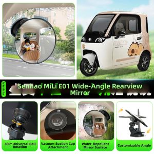 Auxiliary Decorative Side Mirror