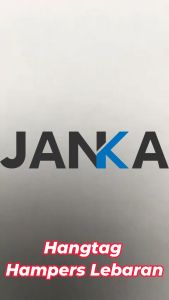 JANKA Hang tag Gantungan Dekorasi Bingkisan Lebaran Bahan Akrilik Mirror Gold Dekorasi Gift Hampers Tebal 2mm Gantungan Souvenir Edisi Lebaran