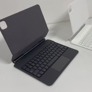Pogo Pin Magic Keyboard Case for iPad Pro 13 11 inch M5 M4 M2 Air 4th 5th 6th 7th Gen Air 11 13"Smart Multi-Touch Keyboard Cover