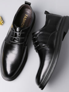 Breathable All-Season Leather Mens Business Casual Shoes Wedding