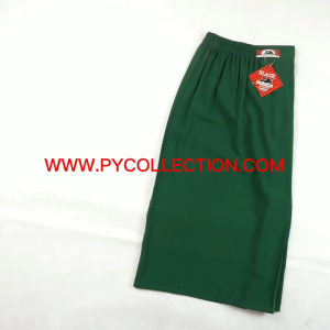 BC011 - KAIN SEKOLAH AGAMA SUSUN TEPI HIJAU KOSHIBO LICIN - BAJU SEKOLAH JENAMA BLACK CAT