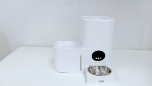 Petscaso 2-in-1 WIFI Pet Feeder & Water Fountain - 5L Food 3L Water App Control Scheduled Feeding