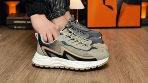 PANARYBODY Sepatu Pria Olahraga Running Shoes Sneakers Sekolah Kuliah Kerja Cowok Anti Slip Bertali QN2926