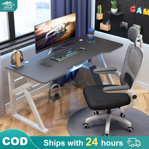 Gaming Table Heavy Duty Computer Desk Desk Home Bedroom Furniture Adult Teen Computer Table