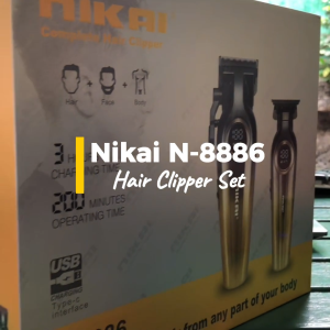 NIKAI Hair Clipper Rambut Alat cukur Rambut Alat potong Rambut Kumis Jenggot Tubuh Trimmer Shaver Elektrik N-8886 N-7882 N-7468