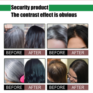 Ready stock original hair dye colour herb plant bubble shampoo black covering gray hair original Pewarna rambut10pack/300ml植物染發劑泡沫