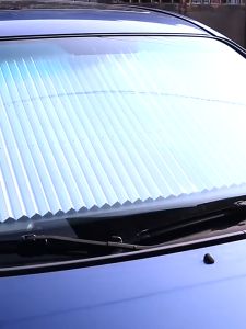 【Hot】Car Sun Shade Anti Sun UV Foldable Telescopic Clipping Covers Front Rear Window Shield Stretch Auto Sunshade Covers Windshield Auto Supplie 70*160cm