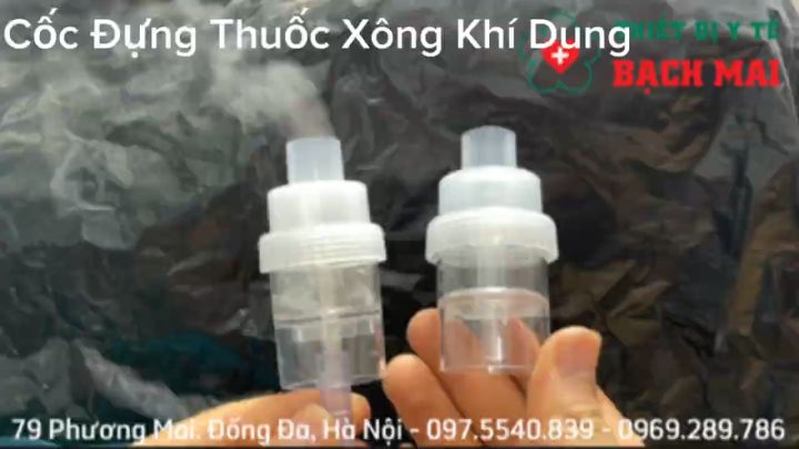 Cốc Thuốc Phụ Kiện Máy Xông Mũi Họng, Xông Khí Dung Các Loại