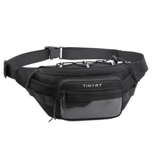 TINYAT Military Waist Bag Hip Belt Bumbag Utility Bags Fanny Pack for Outdoor Hiking Climbing Fishing