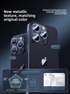 COUNTLESS | Apple iPhone 15 Pro Max Full Cover Tempered Glass Lens Film Protective Sticker For Kangning Phone Camera Protection Cover Frame