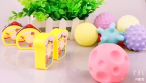 LAKOE Bayi Sensory Mainan Pelatihan Touch Handball Anak Yang Baru Lahir Multifungsi Soft Ball Set