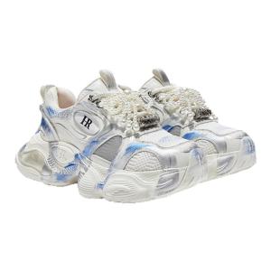 Fashionable Color Block Dad Shoes Womens Casual Shoes Heightening Leisure Outdoor Style Low Help Fabric Lining round Toe
