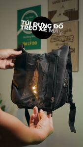 Túi Treo Đầu Xe Máy Theo Chiều Dọc Xem Google Map Chứa Đồ Chạy Grab