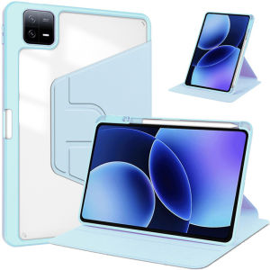 For Xiaomi Pad 8 Case 11.2 Inch MiPad 8 Pro 2025 with Pen Holder 360 Rotating Acrylic Cover For Xiaomi Pad 7 Pro Mi Pad 7 2024