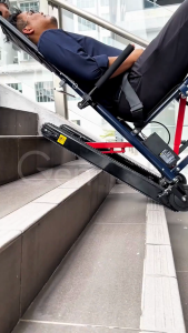 NEW Motorized Mini Electric Stair Climbing Wheelchair Aluminum Frame Foldable Climbing Chair Elderly
