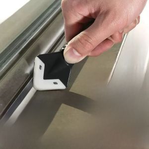 Multi-Functional Adhesive Scraper Tool Glass Sealant Edge Trimming Knife Ideal for Gap Filling And Cleaning up Glue Residue