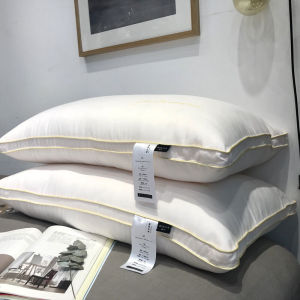 Super Soft Japanese Cloud Velvet Pillow Core Adult Cervical Support Three-Dimensional Single Pillow Medium and Low Pillow Hotel Pillows Non-Fluorescent
