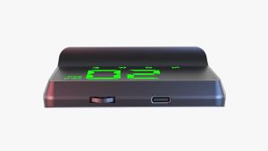 RYSJM | GPS Universal Car Supplies Speedometer KMH W2 HUD Head Up Display Windshield Projector Type-c USB Cable Dual Data Plug and Play