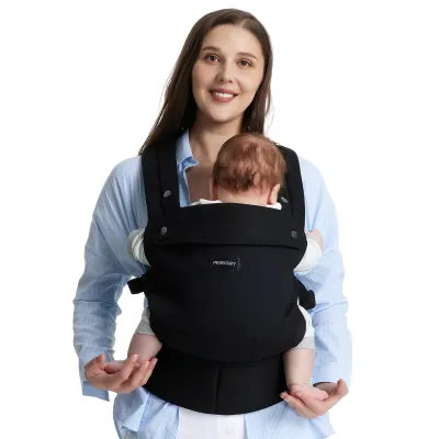 Momcozy địu em bé-tàu sân bay tiện dụng ấm cúng và nhẹ cho 7-44lbs dễ dàng để đưa vào lý tưởng cho việc nuôi dạy con cái rảnh tay tăng cường thắt lưng hỗ trợ purehug cho trẻ sơ sinh đến trẻ mới biết đi